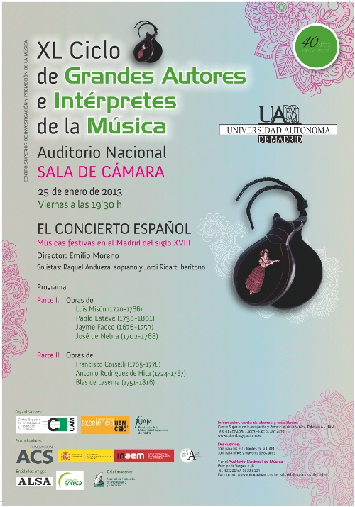 CARTEL CONCIERTO ESPAÑOL