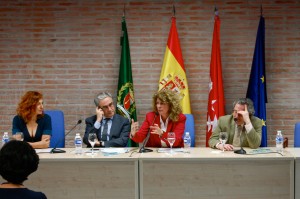 De izquiera a derecha: Pilar Jurado, José Mª Sanz, Begoña Lolo y José Ramón Encinar
